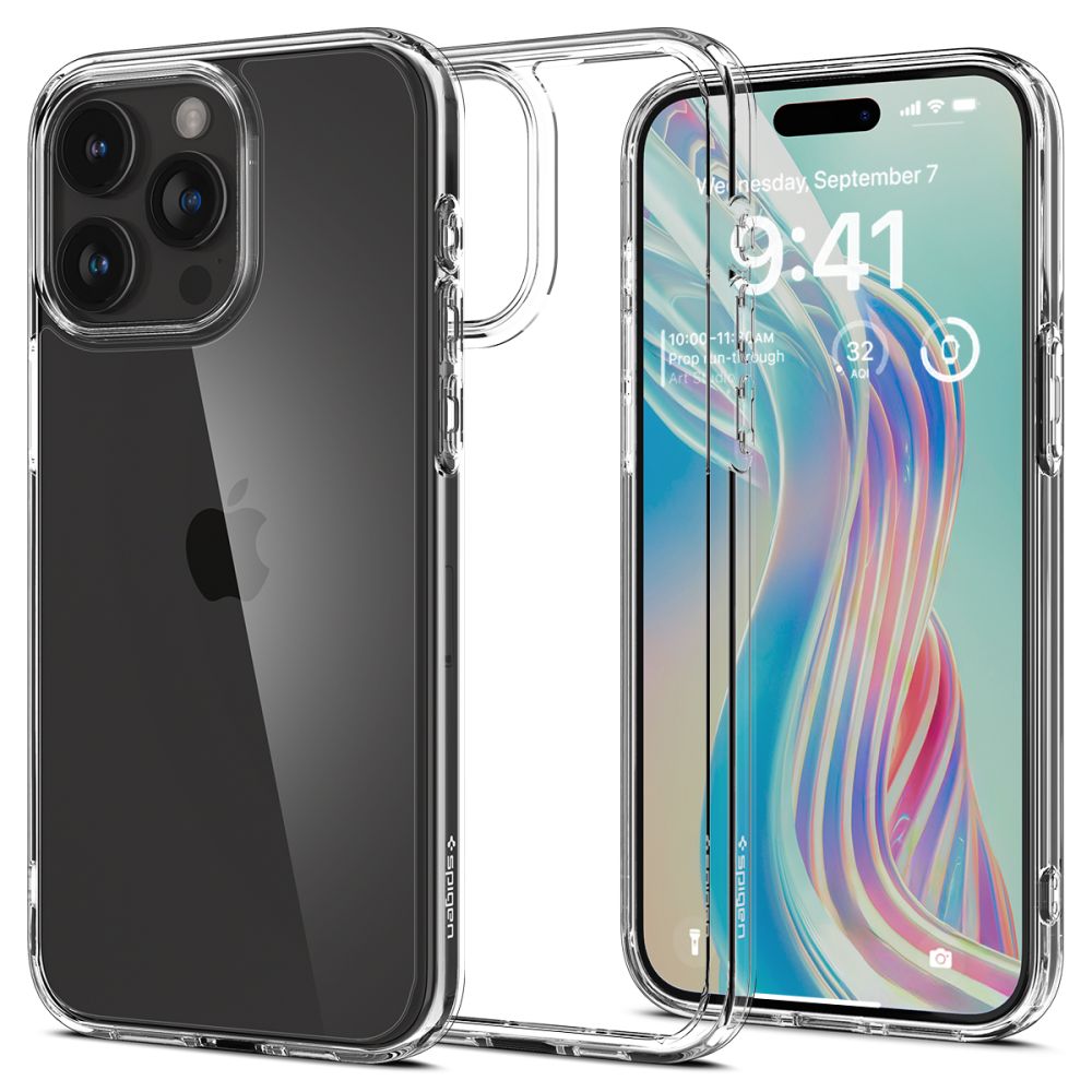 OVITEK SPIGEN ULTRA HYBRID IPHONE 15 PRO MAX CRYSTAL CLEAR