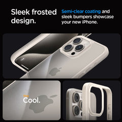 OVITEK SPIGEN ULTRA HYBRID IPHONE 15 PRO MAX NARAVNI TITAN