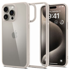 OVITEK SPIGEN ULTRA HYBRID IPHONE 15 PRO MAX NARAVNI TITAN