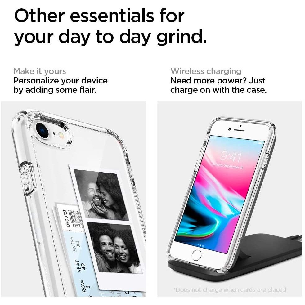 OVITEK SPIGEN ULTRA HYBRID IPHONE 7/8/SE 2020 / SE 2022 KRISTALNO JASEN