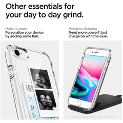 OVITEK SPIGEN ULTRA HYBRID IPHONE 7/8/SE 2020 / SE 2022 KRISTALNO JASEN