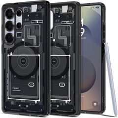 OVITEK SPIGEN ULTRA HYBRID MAG MAGSAFE GALAXY S25 ULTRA ZERO ONE ČRN.