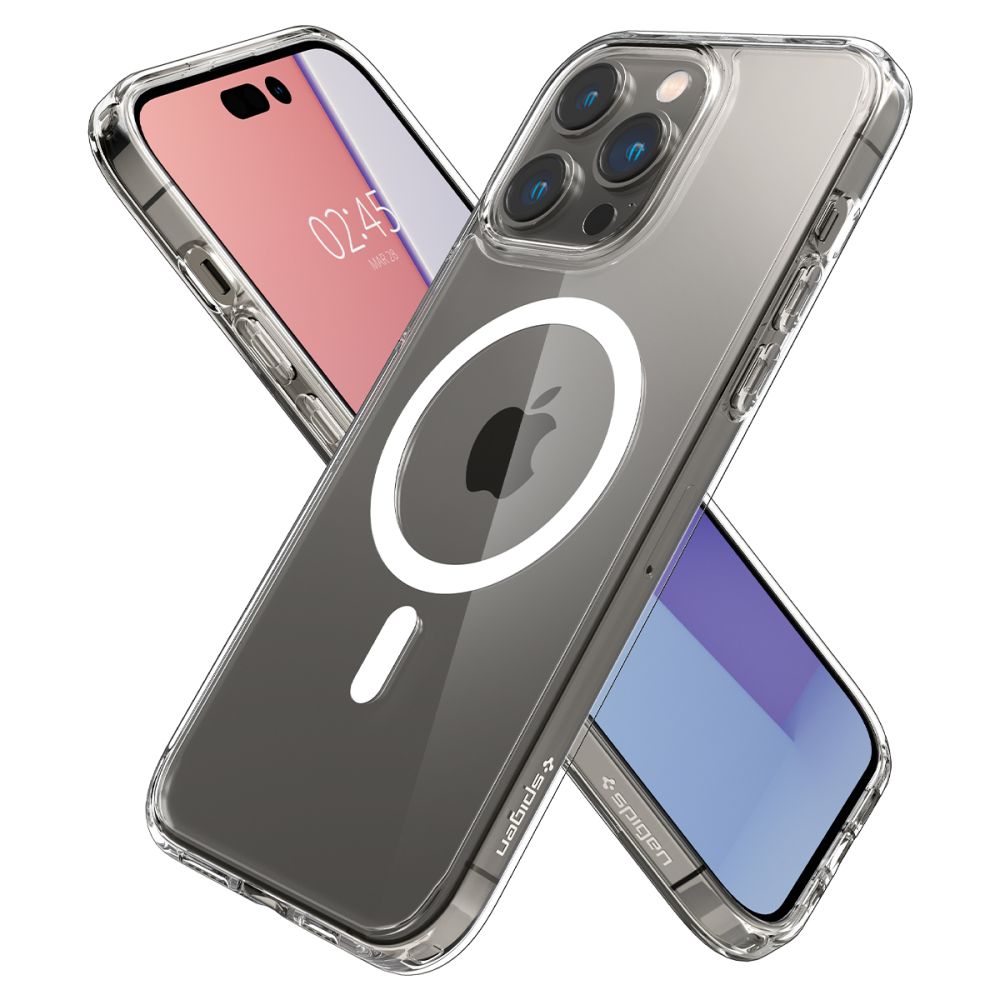 OVITEK SPIGEN ULTRA HYBRID MAG MAGSAFE IPHONE 14 PRO BELO