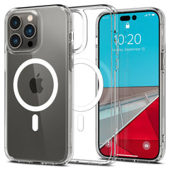 OVITEK SPIGEN ULTRA HYBRID MAG MAGSAFE IPHONE 14 PRO BELO