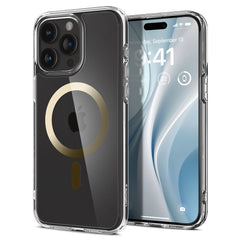 OVITEK SPIGEN ULTRA HYBRID MAG MAGSAFE IPHONE 15 PRO MAX ZLATA