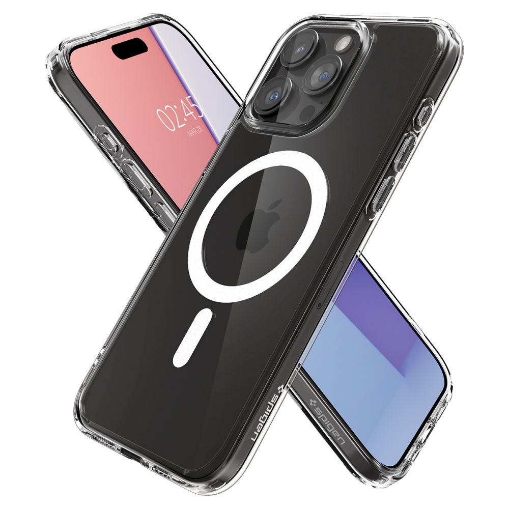 OVITEK SPIGEN ULTRA HYBRID MAG MAGSAFE IPHONE 15 PRO MAX BELO