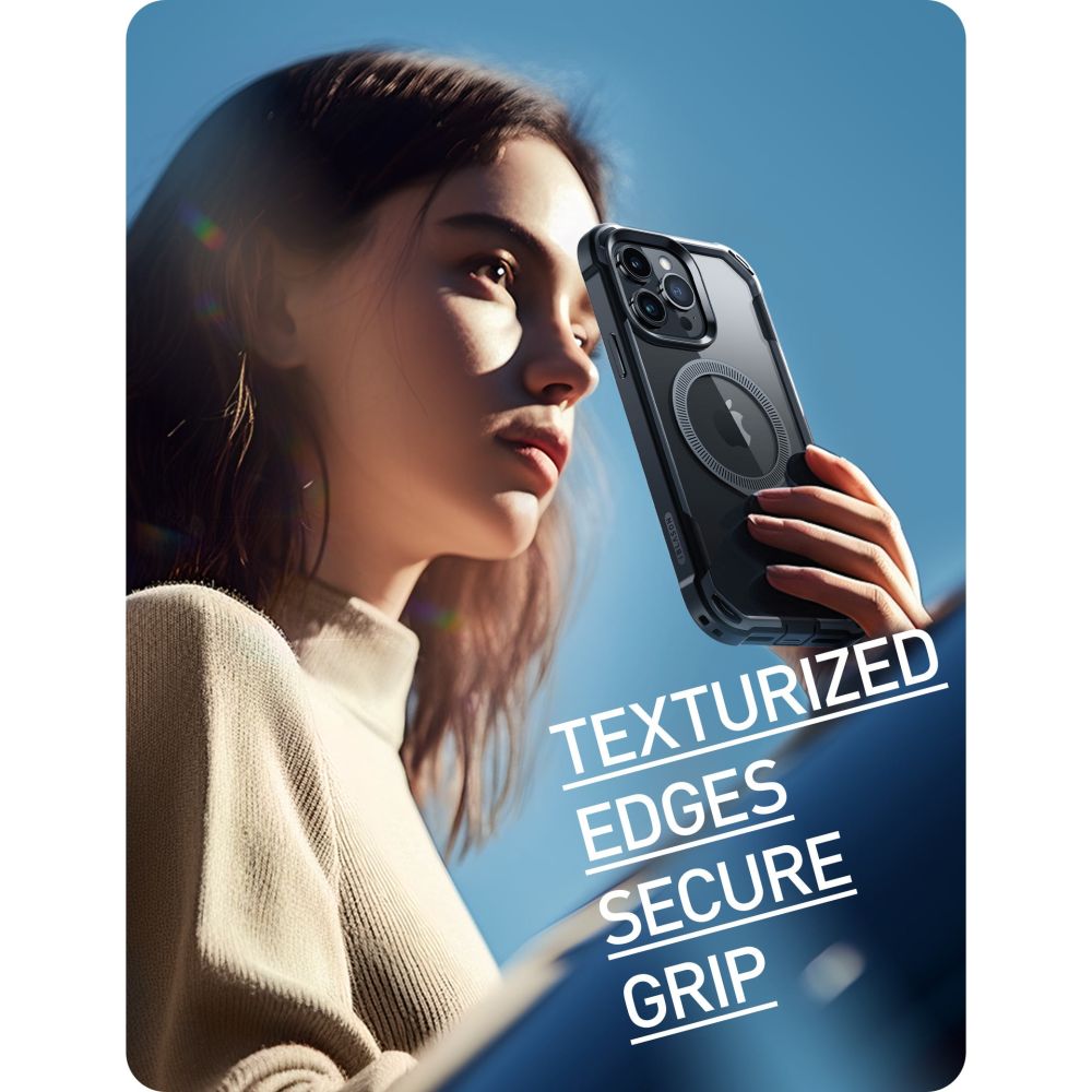 OVITEK SUPCASE IBLSN ARES MAG MAGSAFE IPHONE 15 PRO MAX ČRN.