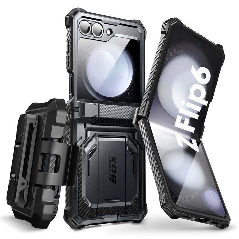 OVITEK SUPCASE IBLSN ARMORBOX GALAXY Z FLIP 6 ČRN.