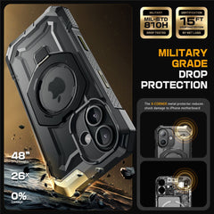 OVITEK SUPCASE UB GRIP MAG MAGSAFE IPHONE 16 ČRNÝ