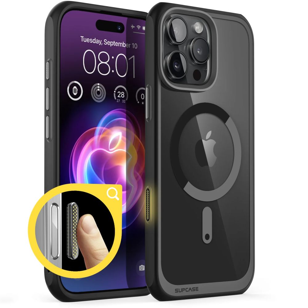 OVITEK SUPCASE UB MAG MAGSAFE IPHONE 16 PRO ČRN ČRNO