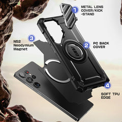 OVITEK SUPCASE UB XT MAG MAGSAFE GALAXY S25 ULTRA ČRN