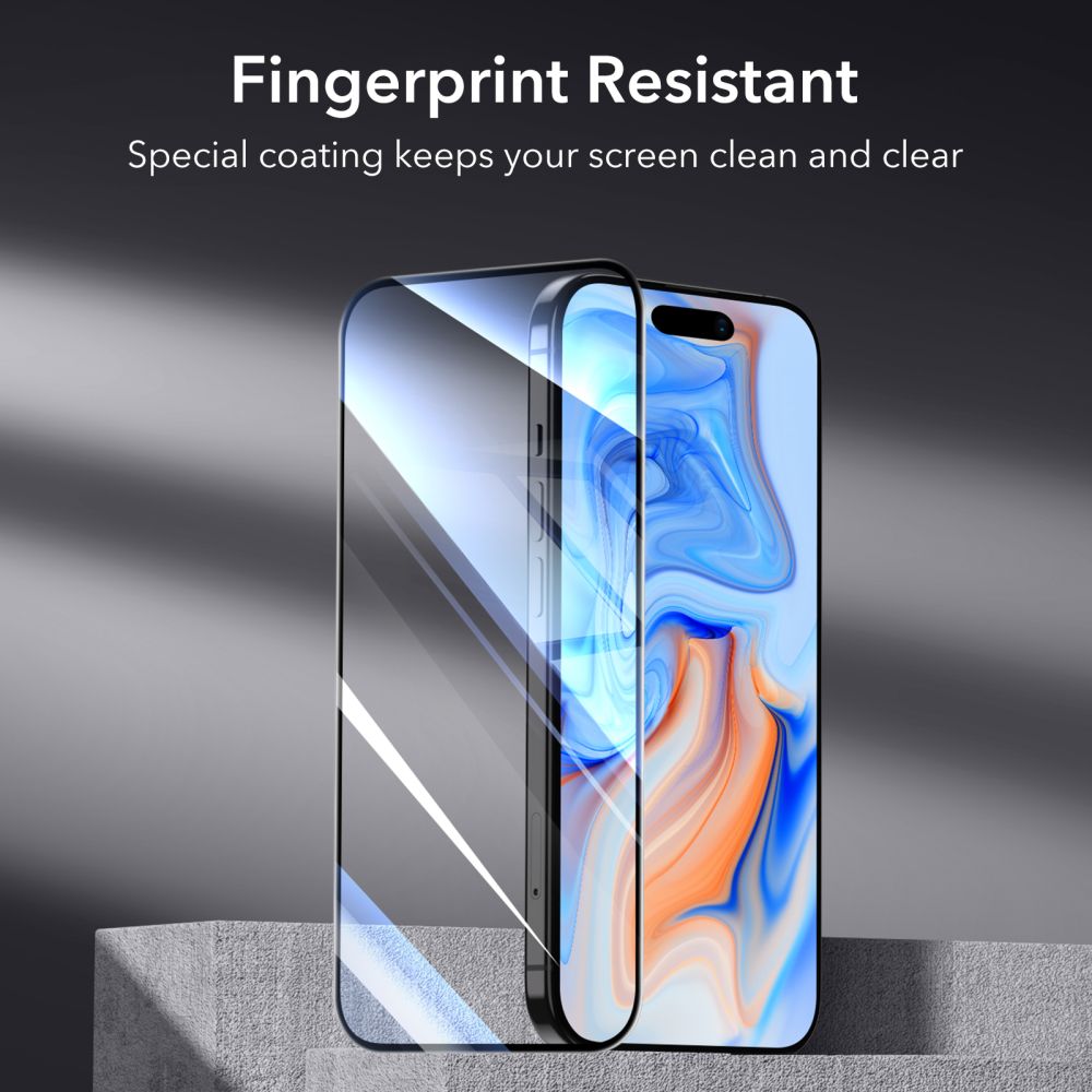 OTRDJENO STEKLO ESR TEMPERED GLASS 2-PACK IPHONE 15 ČRNA
