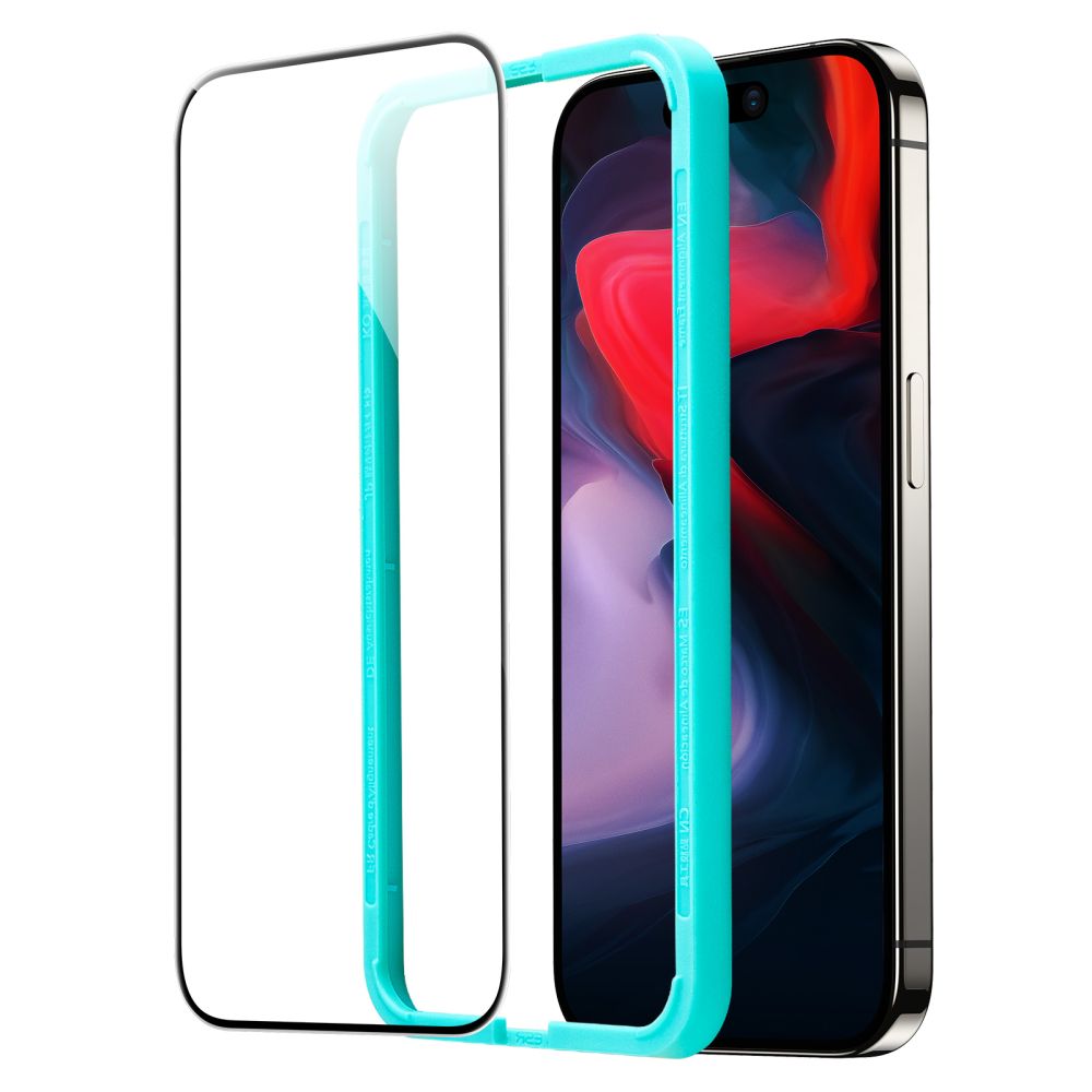 OTRDJENO STEKLO ESR TEMPERED GLASS 2-PACK IPHONE 15 PRO ČRNA