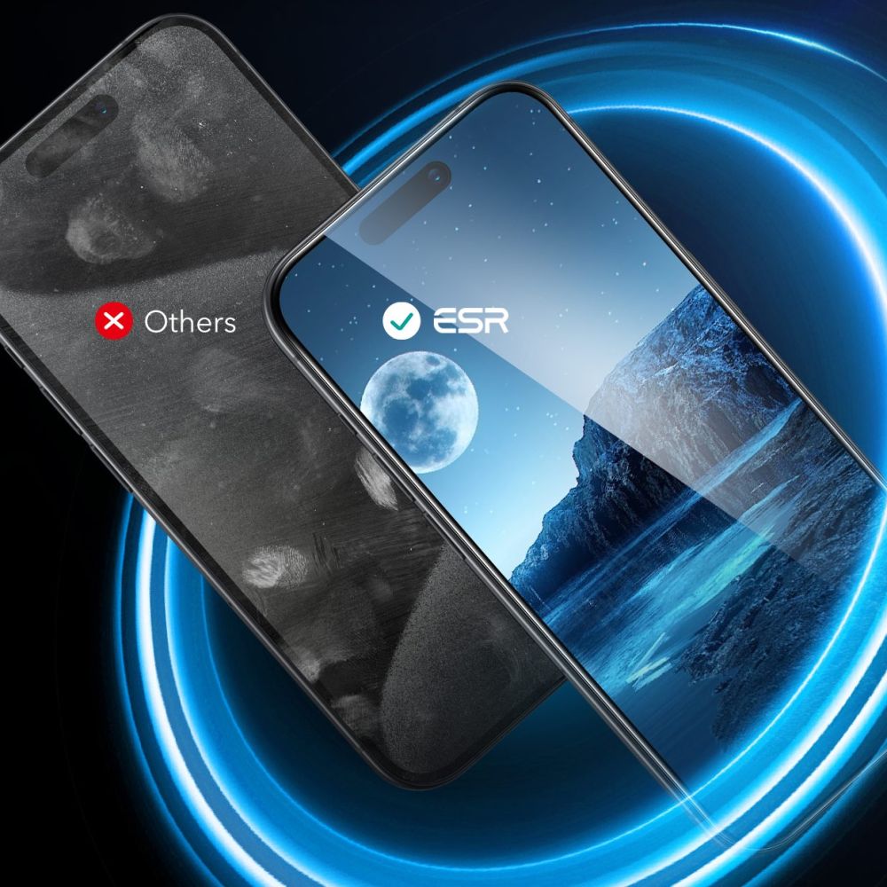 KALJENO STEKLO ESR TEMPERED GLASS 2-PACK IPHONE 16 PLUS PROZORNO