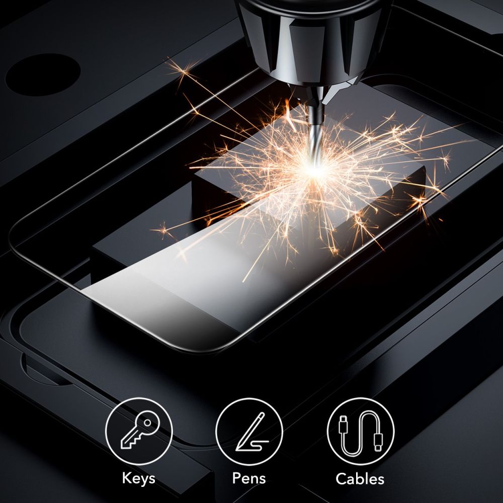 KALJENO STEKLO ESR TEMPERED GLASS 2-PACK IPHONE 16 PLUS PROZORNO