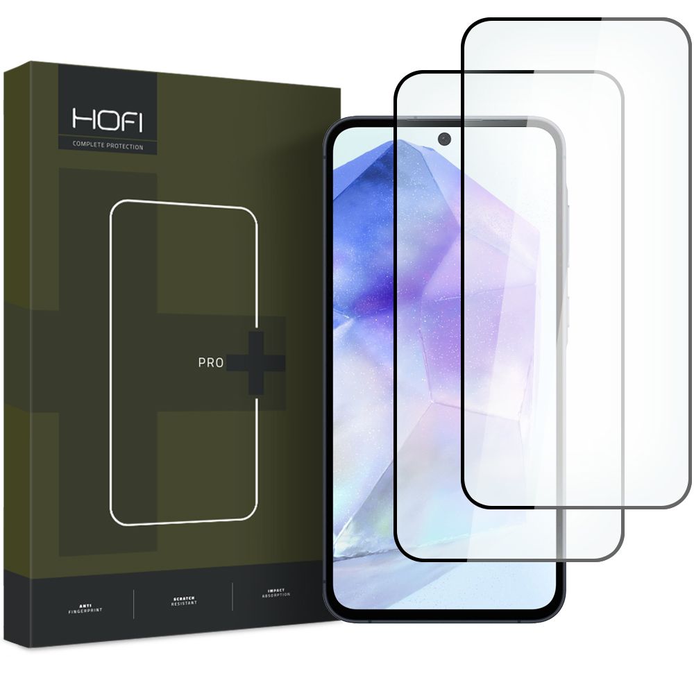KALJENO STEKLO HOFI HOFI GLASS PRO+ 2-PACK GALAXY A35 / A55 5G ČRNA