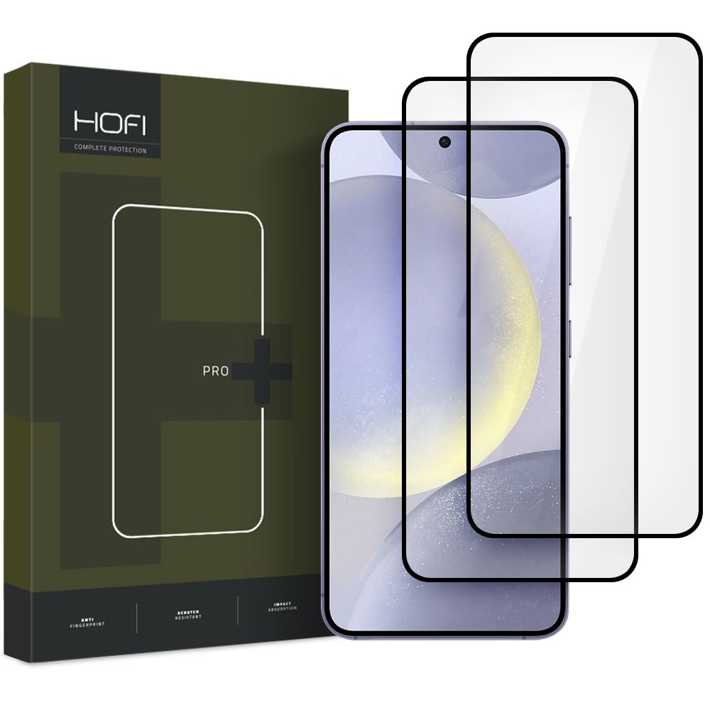 TVRDO STEKLO HOFI GLASS PRO+ 2-PACK GALAXY S25+ PLUS ČRNA