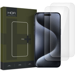 KALJENO STEKLO ZA IPHONE 16 PLUS HOFI GLASS PRO+ 2-PACK JASNO
