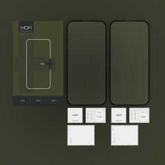 KALJENO STEKLO ZA IPHONE 16 PRO MAX HOFI GLASS PRO+ 2-PACK ČRNA