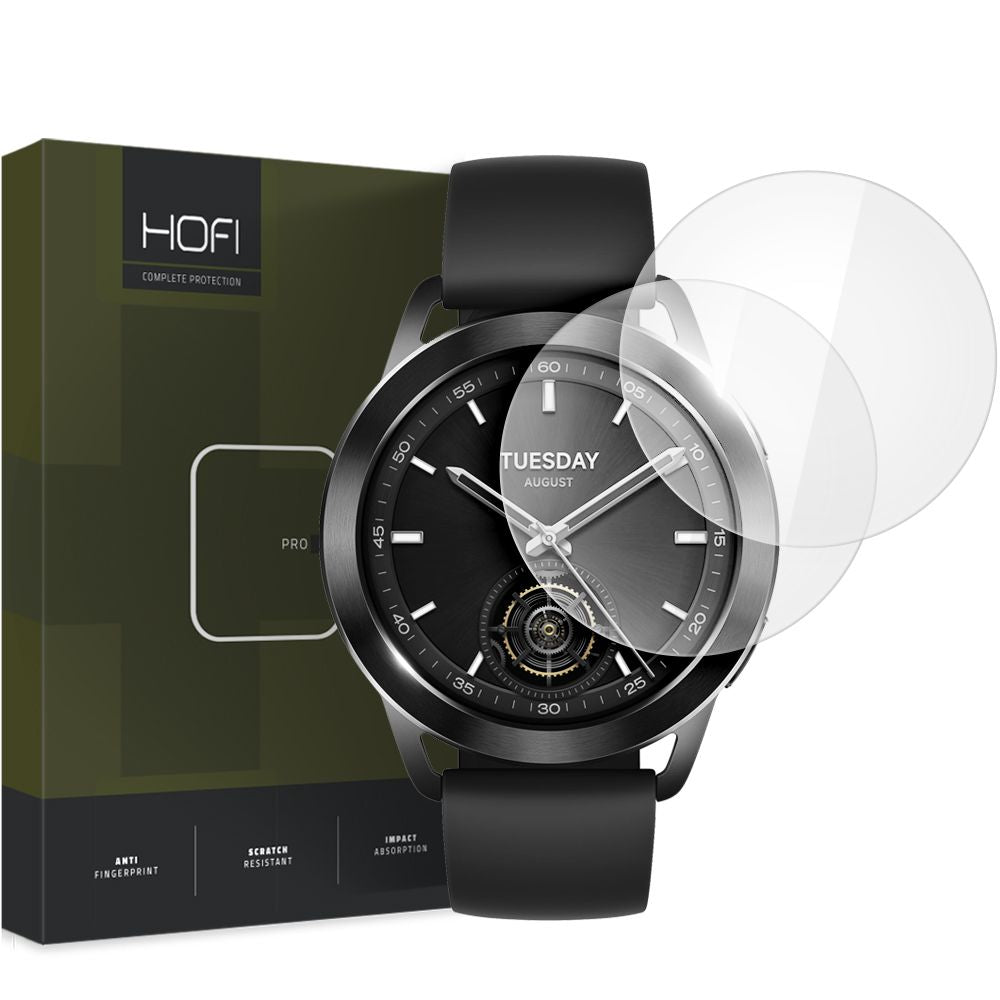 2X TRDNO STEKLO HOFI GLASS PRO+ 2-PACK XIAOMI WATCH S3 JASNO