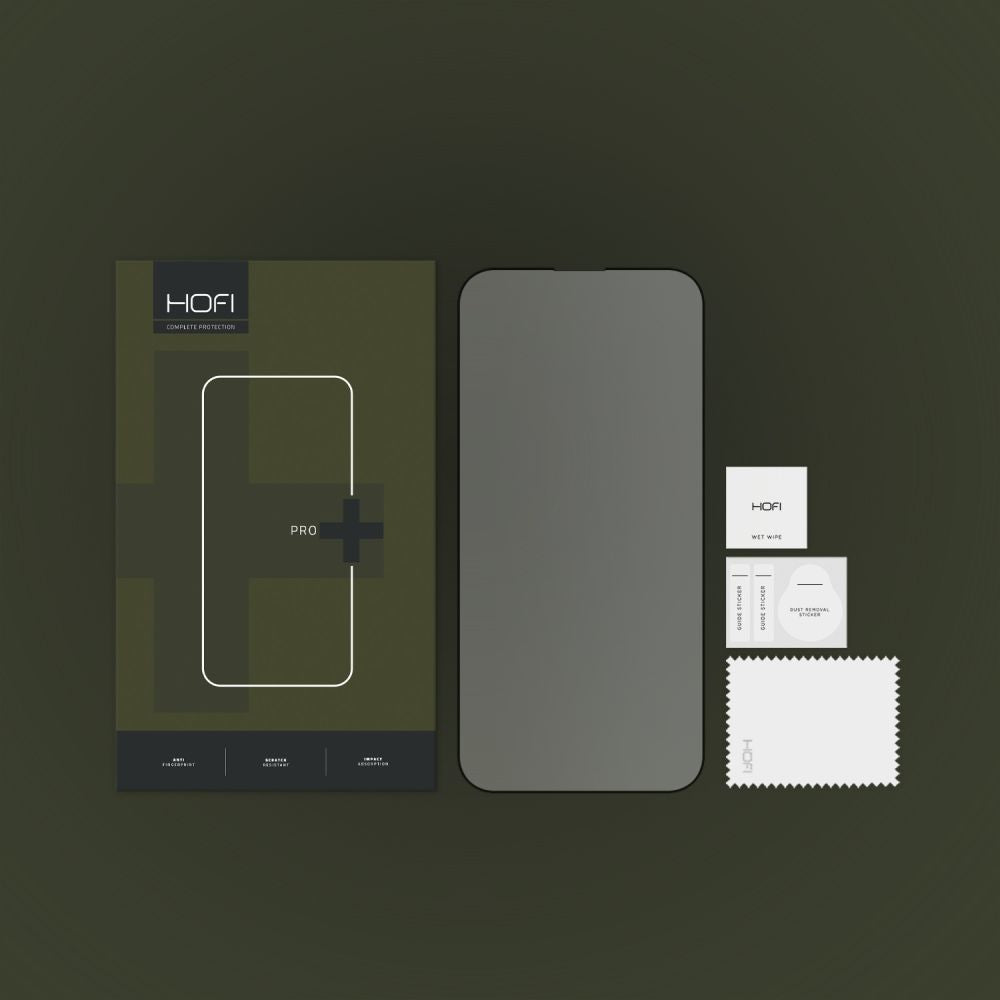TVRDO STEKLO HOFI GLASS PRO+ IPHONE 14 PRO MAX ČRNA