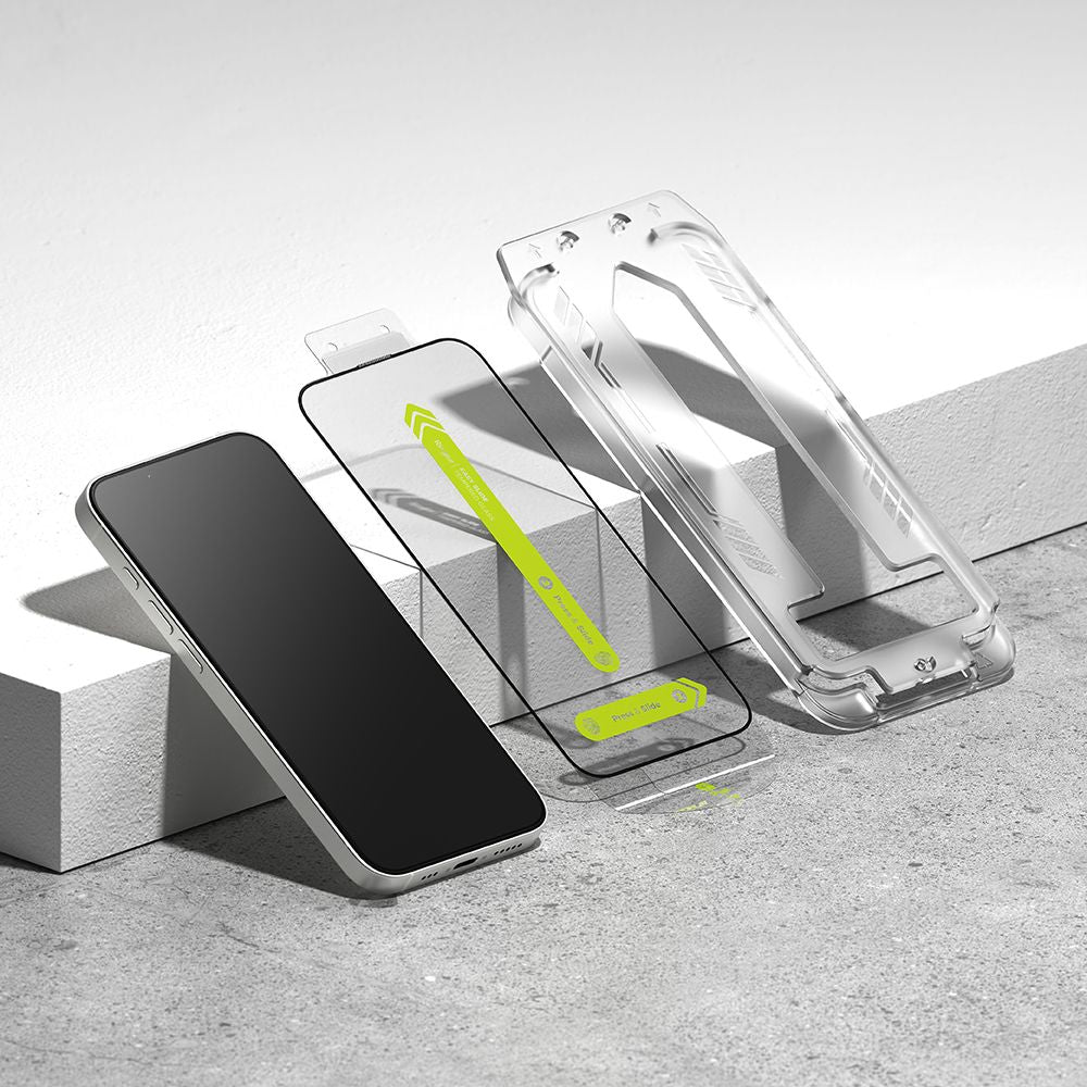 TRDNO STEKLO RINGKE EASY SLIDE 2-PAK IPHONE 13 / 13 PRO / 14 / 16E PROZORNO