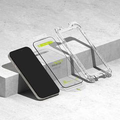 TRDNO STEKLO RINGKE EASY SLIDE 2-PACK IPHONE 16 PRO ČRNA