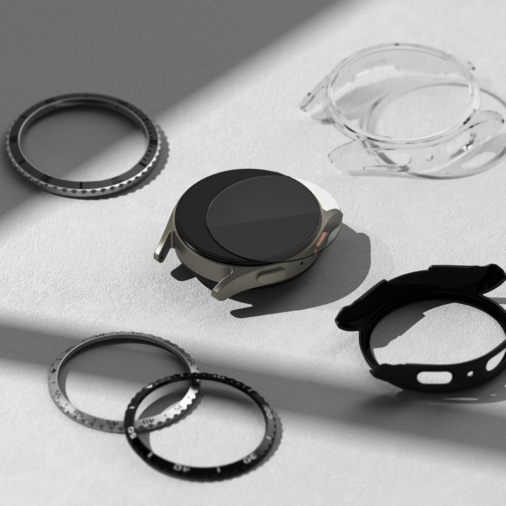 4X TRDO STEKLO ZA GALAXY WATCH 4 / 5 / 6 / 7 ( 44 MM ) RINGKE TRDO STEKLO 4-PACK PROZORNO
