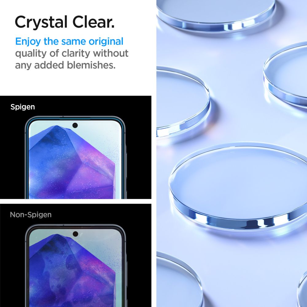 KALJENO STEKLO SPIGEN ALM GLAS.TR 2-PACK GALAXY A55 5G PROZOREN