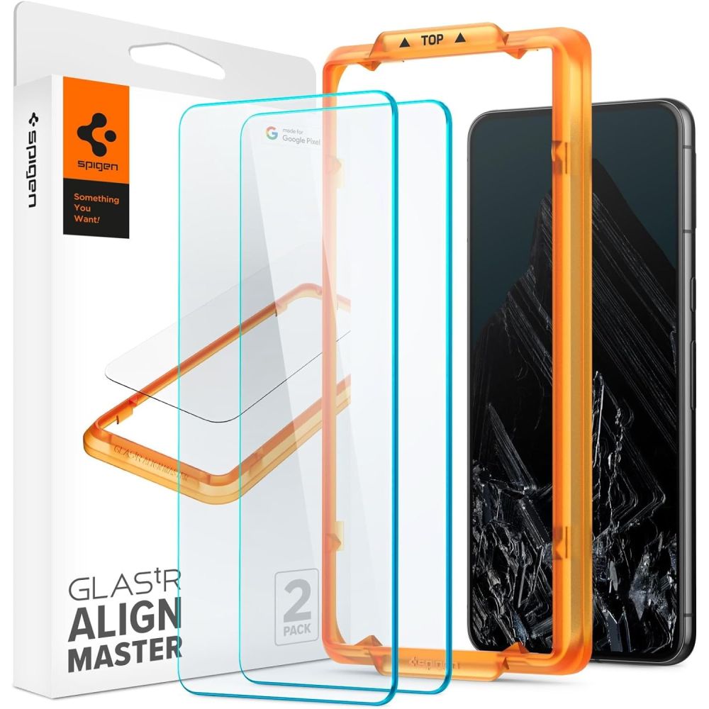 TRDNO STEKLO SPIGEN ALM GLAS.TR 2-PACK GOOGLE PIXEL 8 PRO PROZOREN