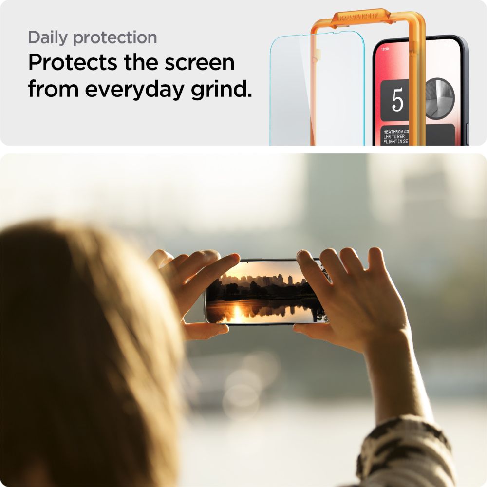TRDNO STEKLO SPIGEN ALM GLAS.TR 2-PACK NOTHING PHONE 2A / 2A PLUS PROZORNO