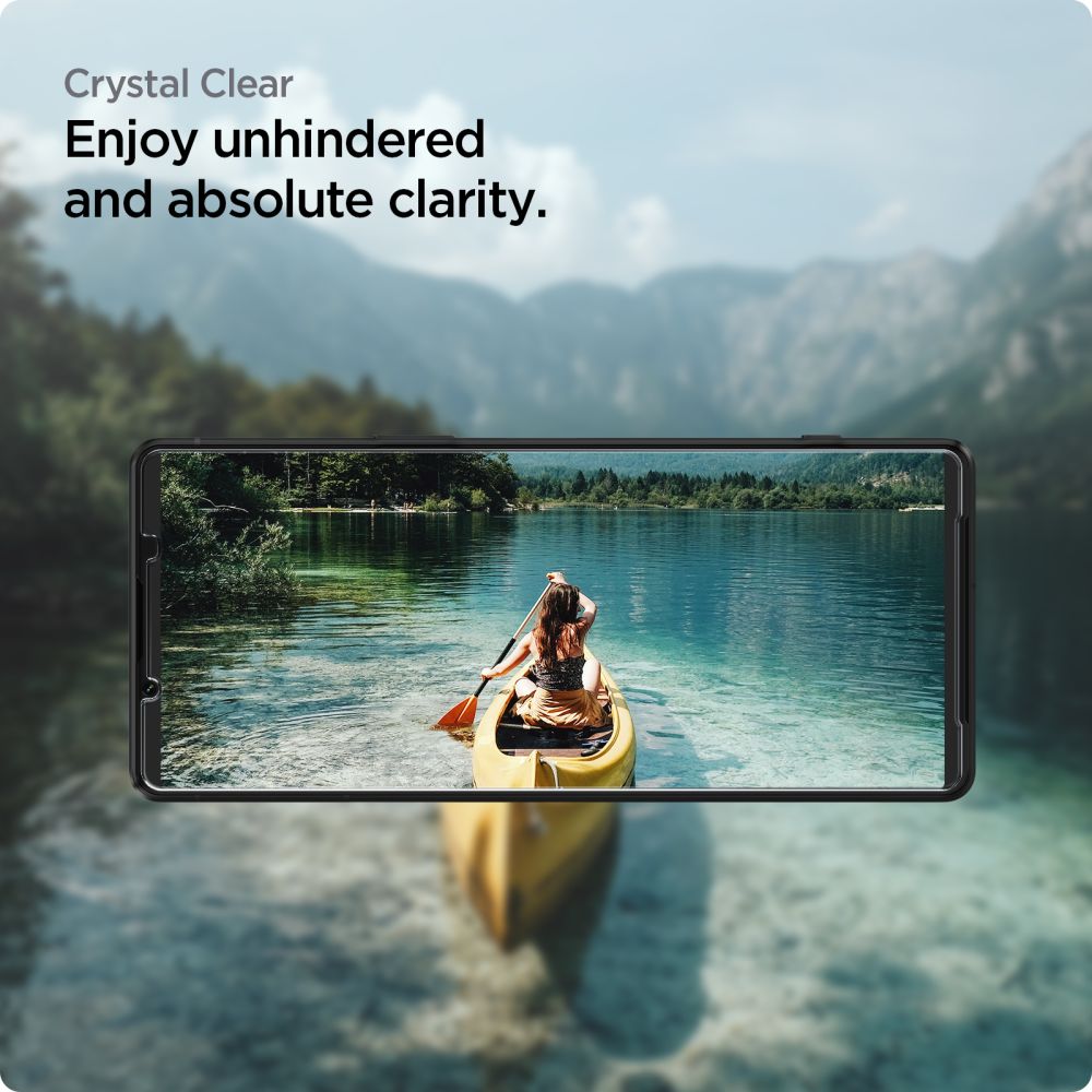 2X TRDNO STEKLO SPIGEN ALM GLAS.TR 2-PACK SONY XPERIA 1 VI PROZOREN
