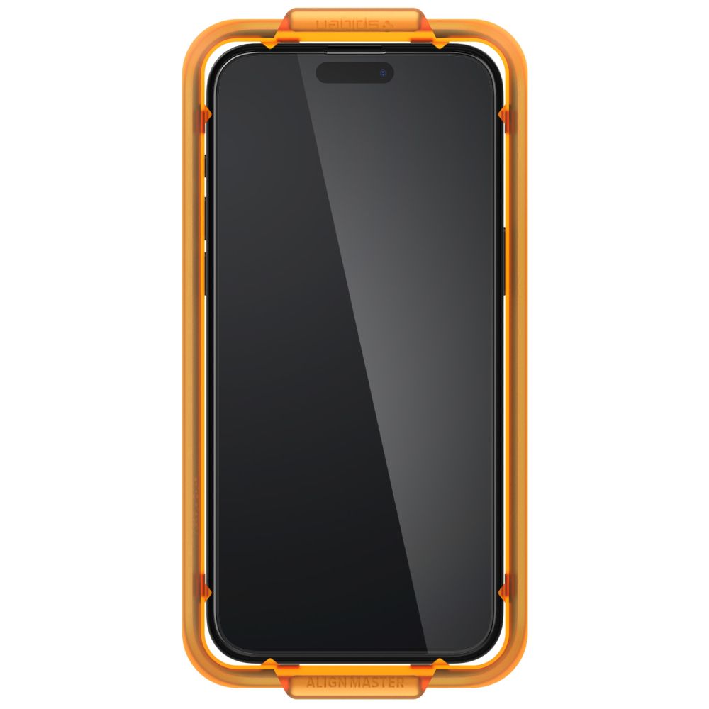 TRDNO STEKLO SPIGEN ALM GLASS FC 2-PACK IPHONE 15 PRO MAX ČRNA