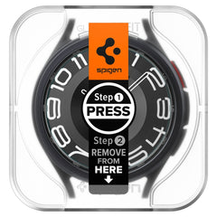 KALJENO STEKLO SPIGEN GLAS.TR ”EZ-FIT” 2-PACK GALAXY WATCH 6 CLASSIC (43 MM) PROZORNO