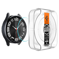 KALJENO STEKLO SPIGEN GLAS.TR ”EZ-FIT” 2-PACK GALAXY WATCH 6 CLASSIC (43 MM) PROZORNO