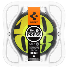 2X TRDNO STEKLO ZA GALAXY WATCH 7 (44 MM) SPIGEN GLAS.TR "EZ-FIT" 2-PACK PROZORNO