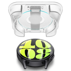 2X TRDNO STEKLO ZA GALAXY WATCH 7 (44 MM) SPIGEN GLAS.TR "EZ-FIT" 2-PACK PROZORNO