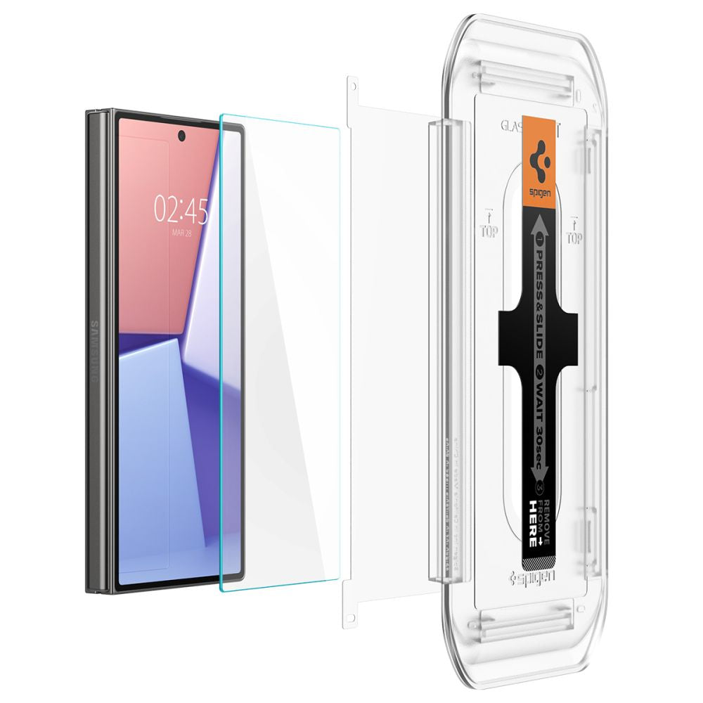 2X UTRJENO STEKLO ZA SAMSUNG GALAXY Z FOLD 6 SPIGEN GLAS.TR "EZ FIT" 2-PACK PROZORNO