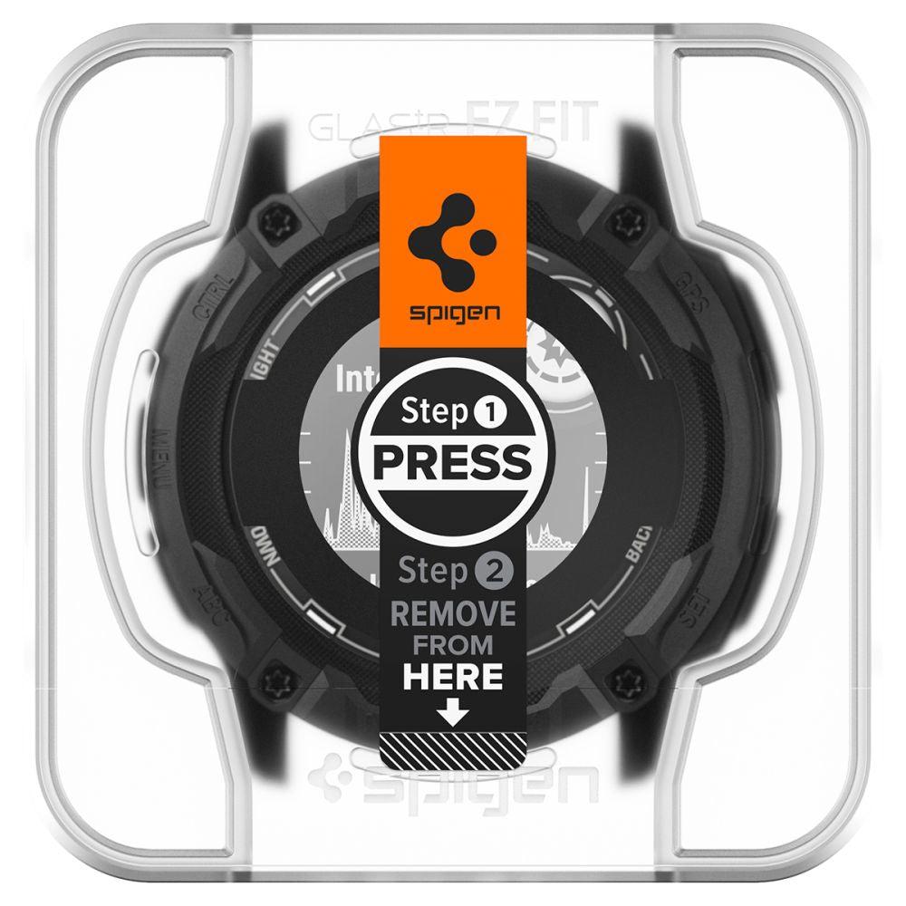 KALJENO STEKLO ZA GARMIN INSTINCT 2X SOLAR SPIGEN GLAS.TR "EZ FIT" 2-PACK PROZORNO