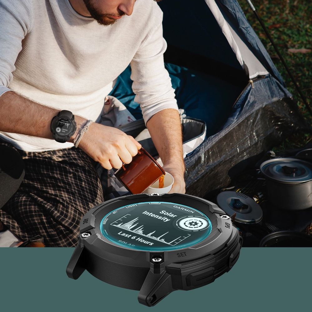 KALJENO STEKLO ZA GARMIN INSTINCT 2X SOLAR SPIGEN GLAS.TR "EZ FIT" 2-PACK PROZORNO