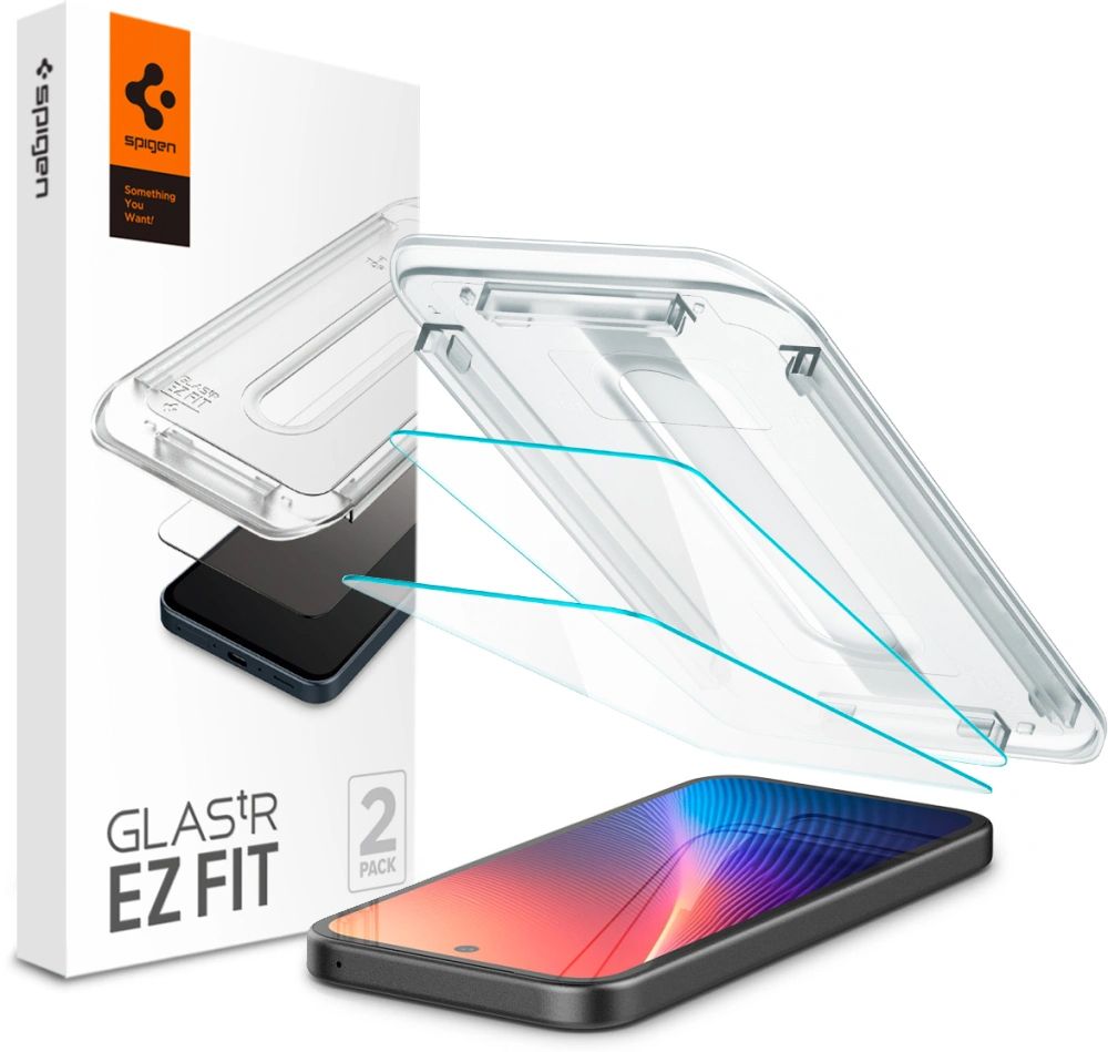 KALJENO STEKLO SPIGEN GLAS.TR "EZ FIT" 2-PACK GOOGLE PIXEL 9A PROZOREN
