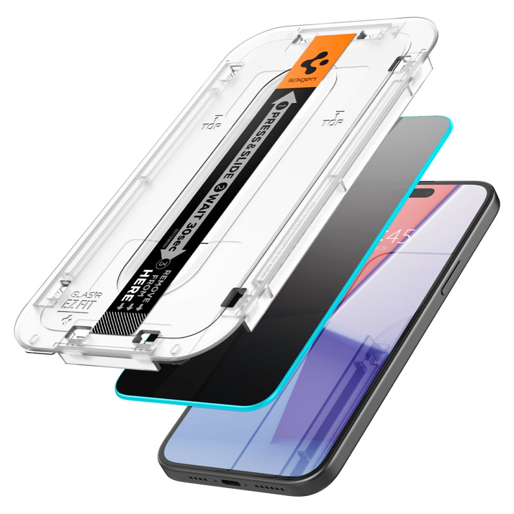 TRDNO STEKLO SPIGEN GLAS.TR "EZ FIT" 2-PACK IPHONE 15 ZASEBNOST