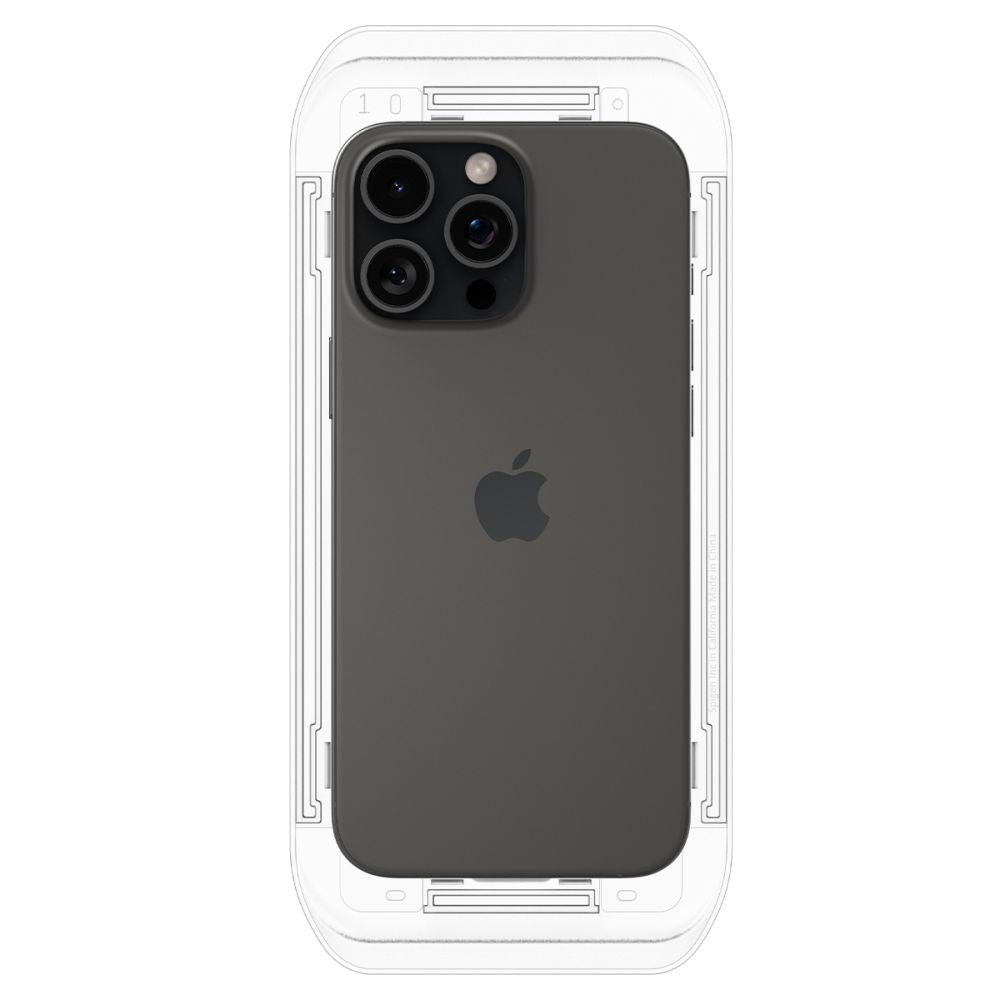 2X TRDNO STEKLO SPIGEN GLAS.TR "EZ FIT" 2-PACK IPHONE 16 PRO PROZOREN