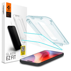 2X TRDNO STEKLO SPIGEN GLAS.TR "EZ FIT" 2-PACK IPHONE 16 PRO PROZOREN