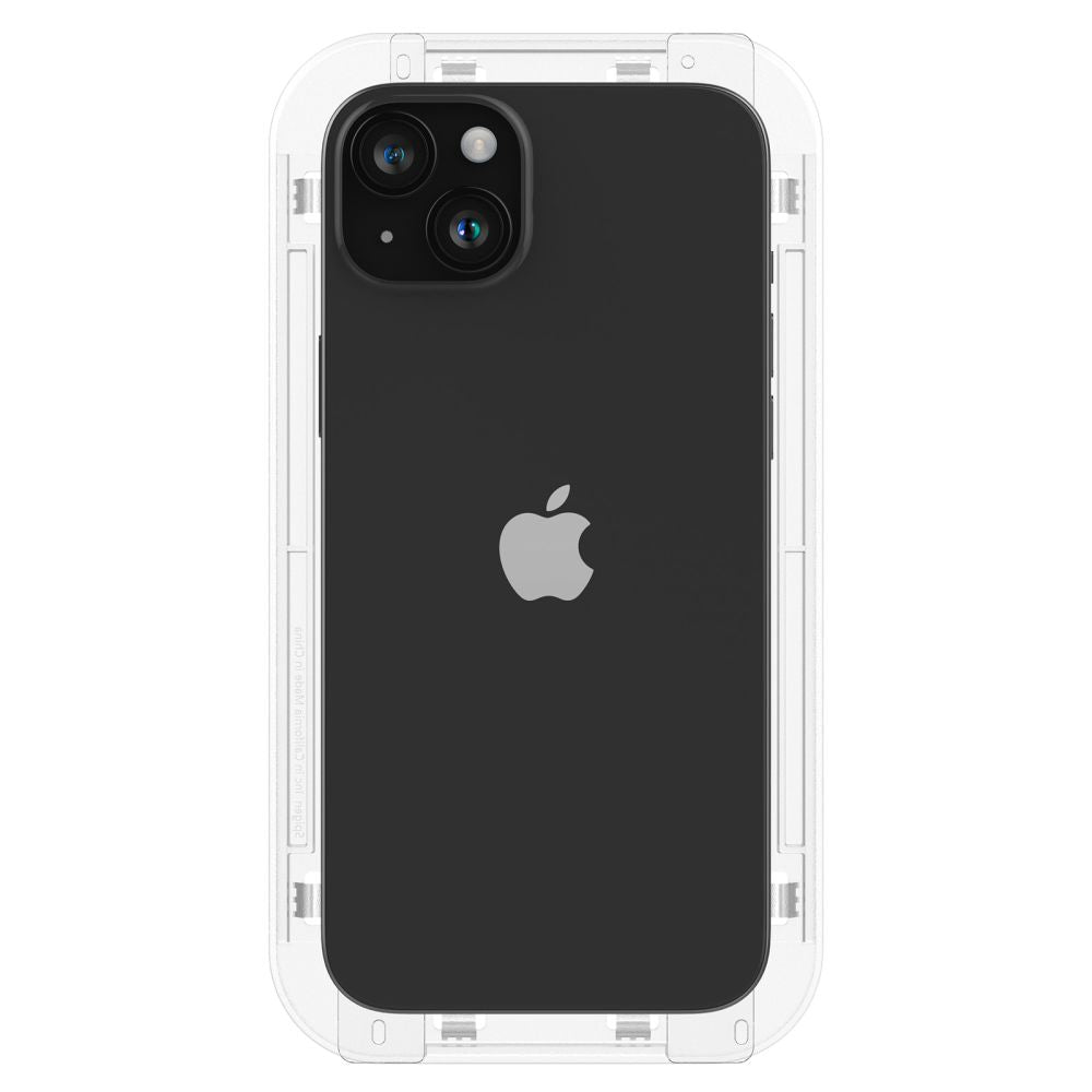 KALJENO STEKLO SPIGEN GLAS.TR "EZ FIT" FC IPHONE 15 ČRNA