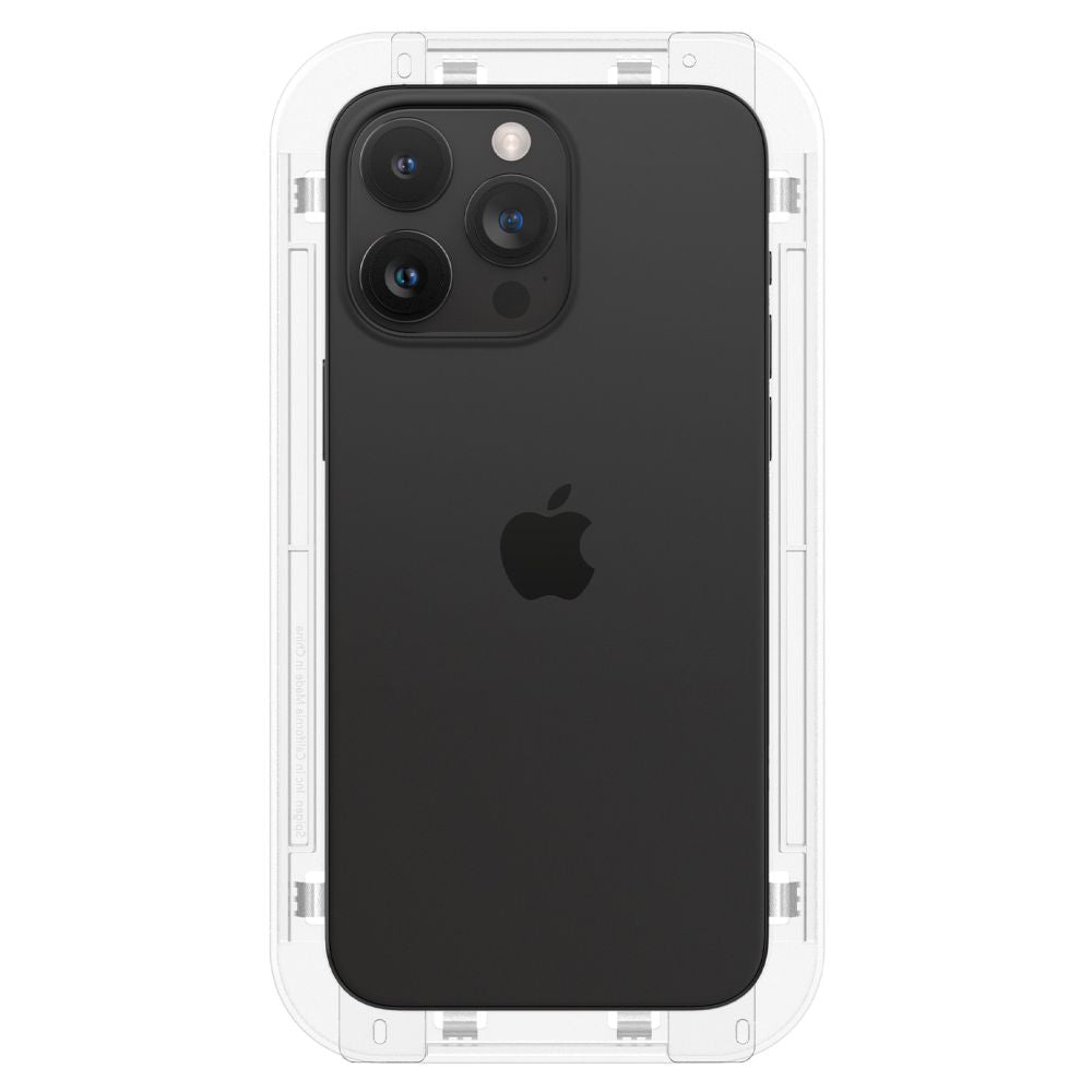 KALJENO STEKLO SPIGEN GLAS.TR "EZ FIT" FC IPHONE 15 PRO MAX ČRNA