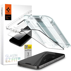 KALJENO STEKLO SPIGEN GLAS.TR "EZ FIT" FC IPHONE 15 PRO MAX ČRNA