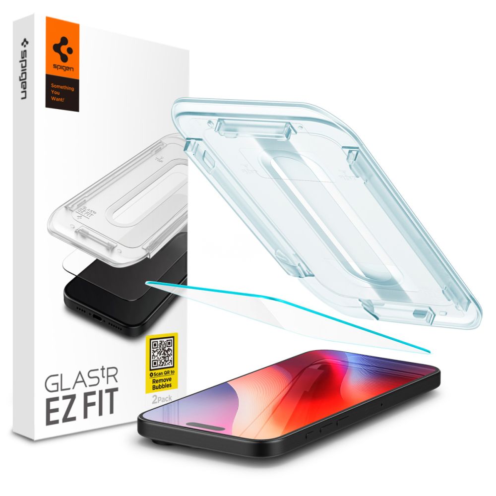KALJENO STEKLO SPIGEN GLAS.TR "EZ FIT" IPHONE 16 PRO MAX PROZORNO