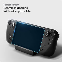KALJENO STEKLO SPIGEN GLAS.TR "EZ FIT" STEAM DECK / OLED PROZORNO