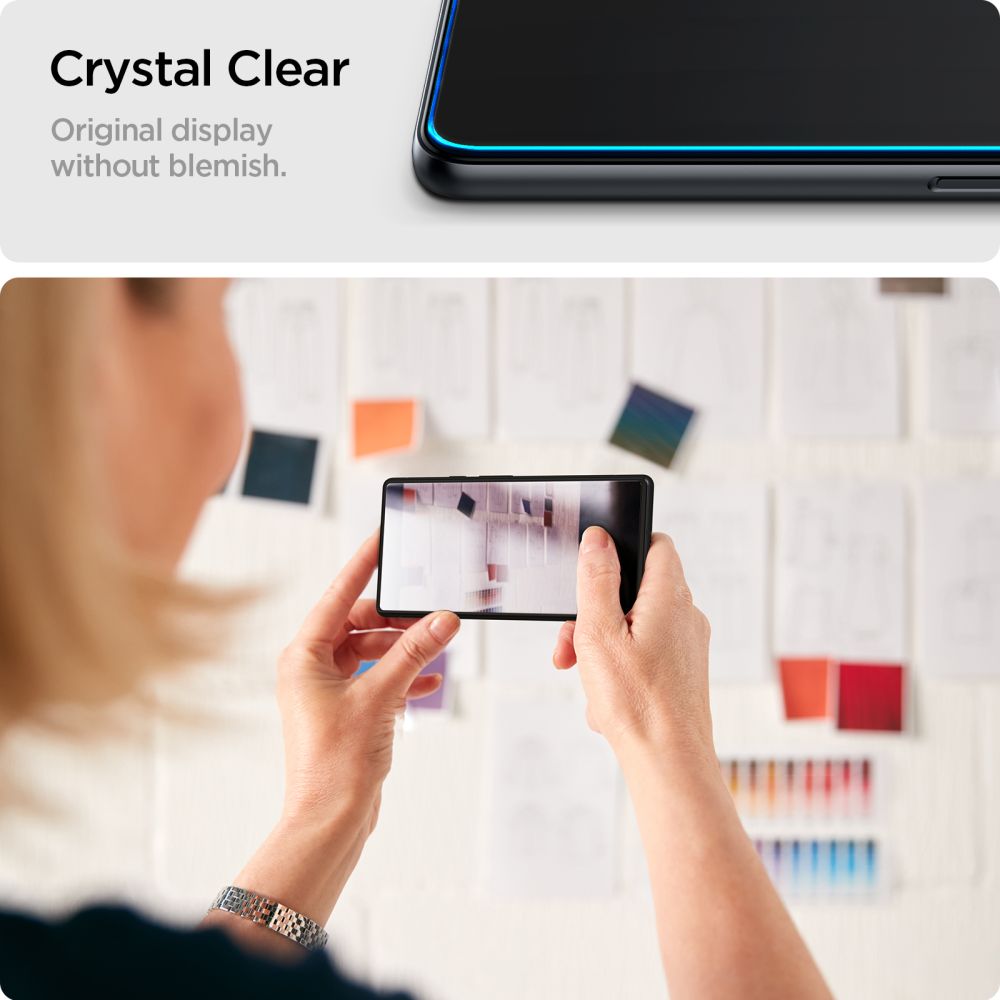 KREPEN STEKLO SPIGEN GLAS.TR SLIM 2-PAK GALAXY A15 4G / 5G / A25 5G PROZOREN